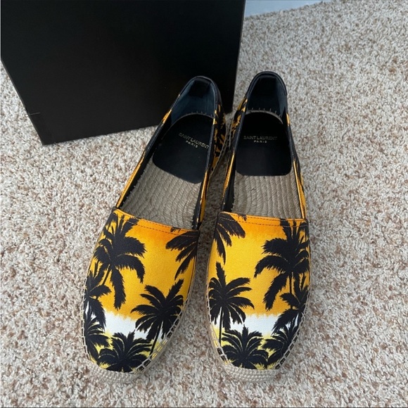 Saint Laurent Palm Tree Espadrilles Size EU 40 - Picture 2 of 5